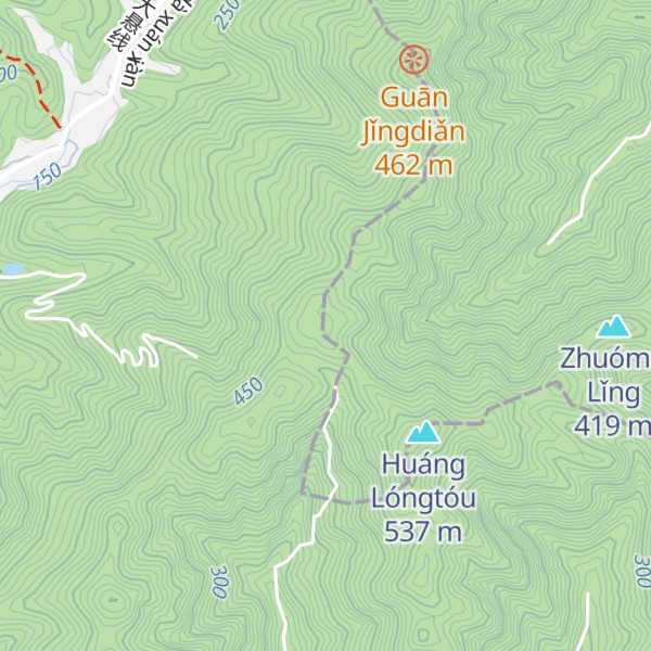Map of Yuán Fēng Lǐng