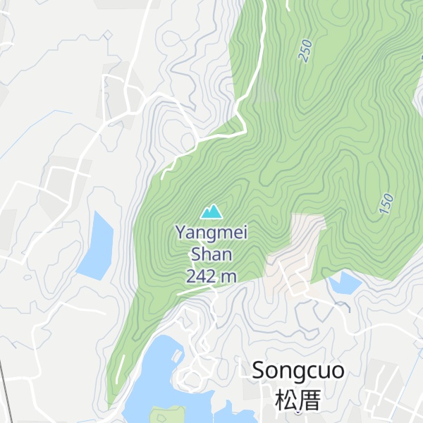 Map of Yangmei Shan