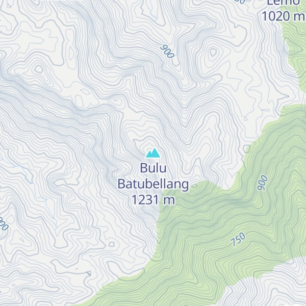Map of Bulu Batubellang