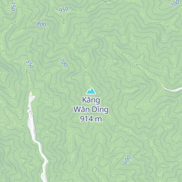 Map of Kāng Wān Dǐng