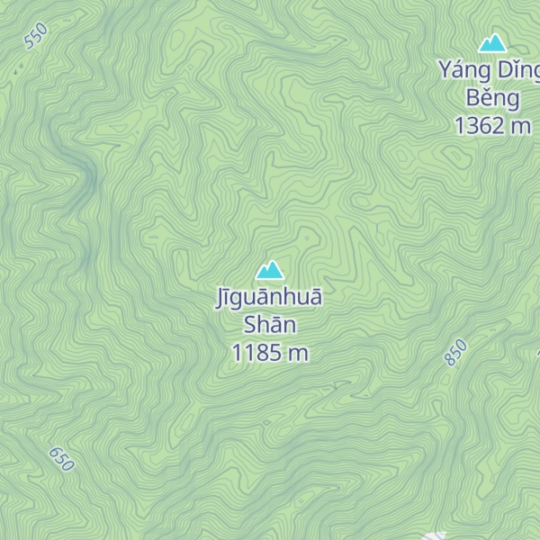 Map of Jīguānhuā Shān