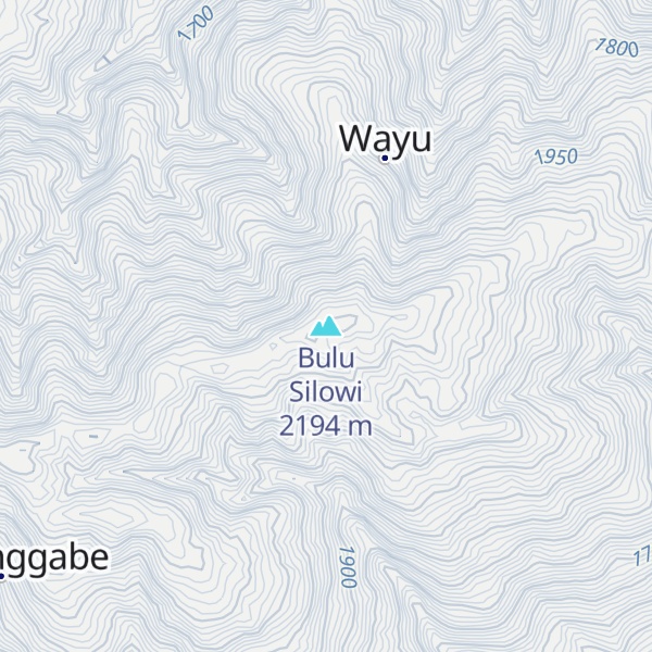 Map of Bulu Silowi