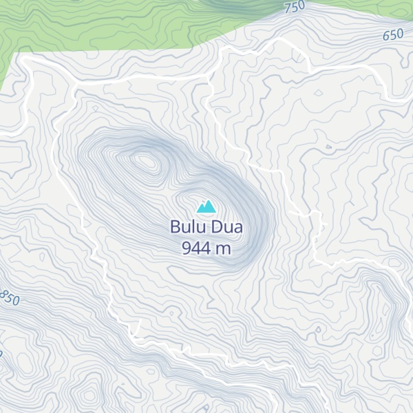 Map of Bulu Dua
