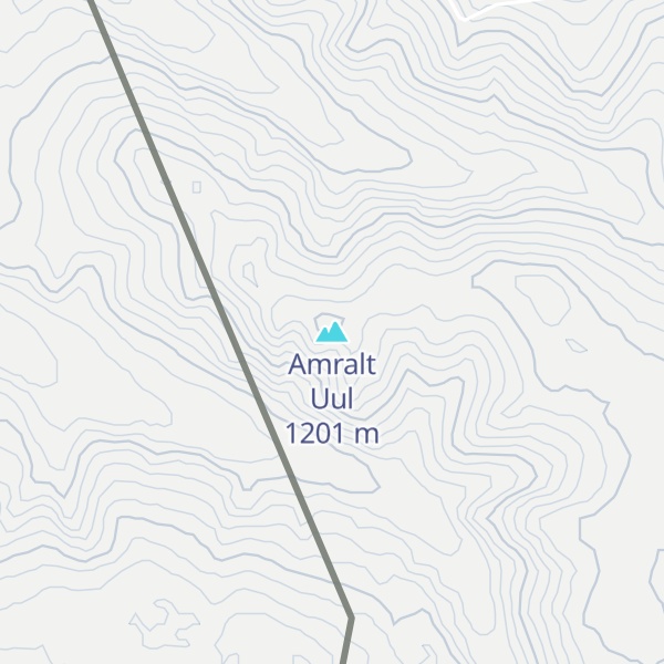Map of Amralt Uul