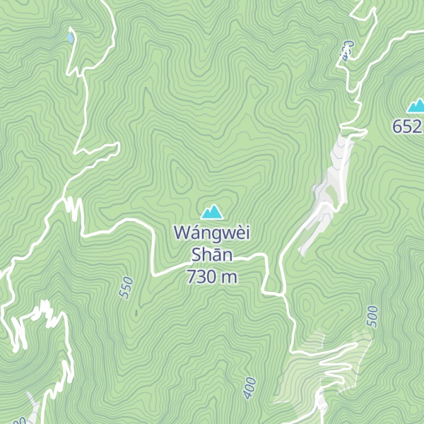 Map of Wángwèi Shān