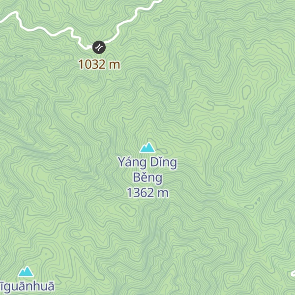 Map of Yáng Dǐng Běng