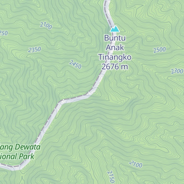 Map of Buntu Tinangko