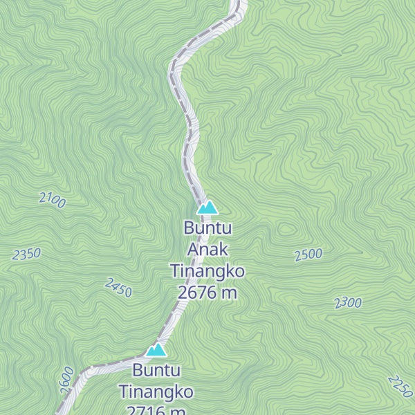 Map of Buntu Anak Tinangko