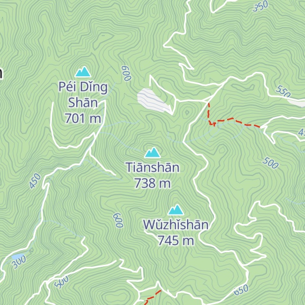 Map of Tiānshān