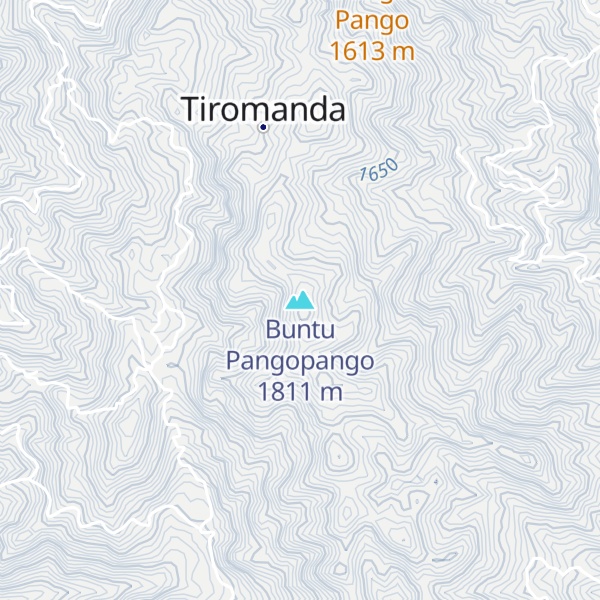 Map of Buntu Pangopango