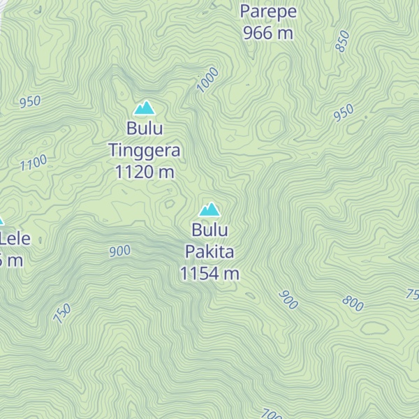 Map of Bulu Pakita