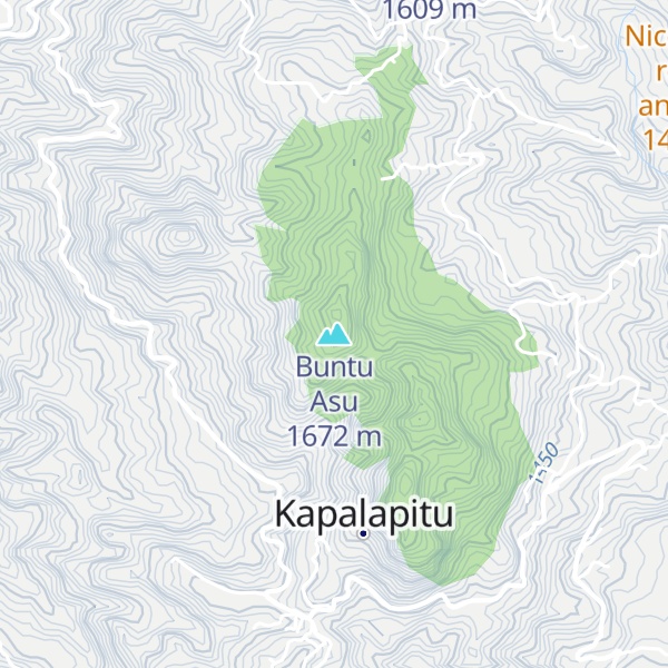 Map of Buntu Asu