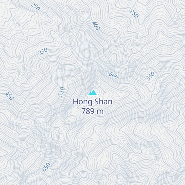 Map of Hong Shan