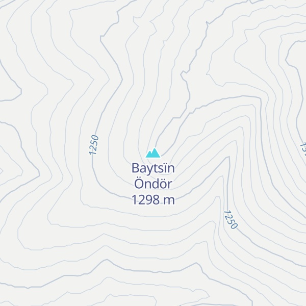 Map of Baytsïn Öndör