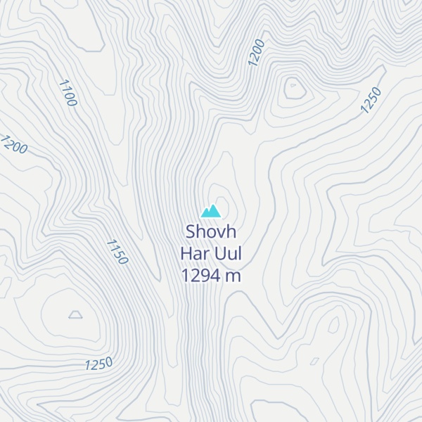 Map of Shovh Har Uul