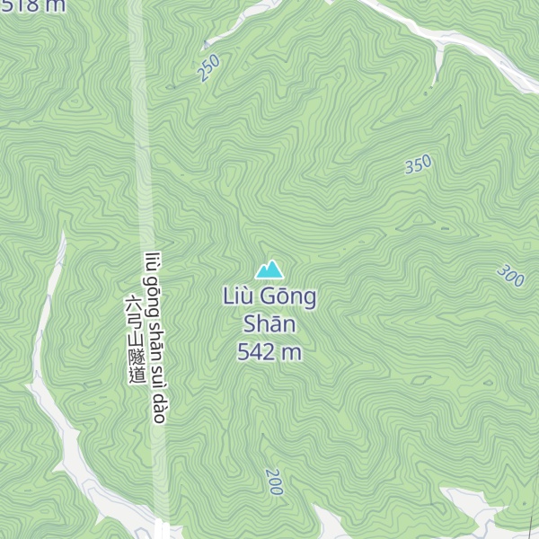 Map of Liù Gōng Shān
