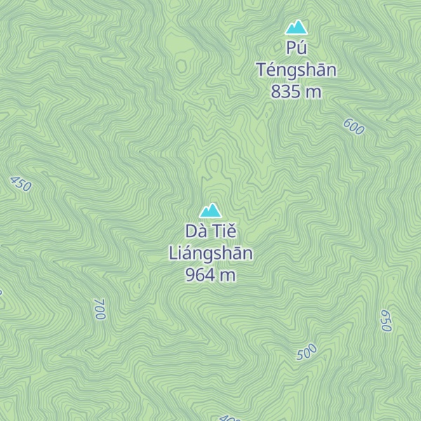 Map of Dà Tiě Liángshān