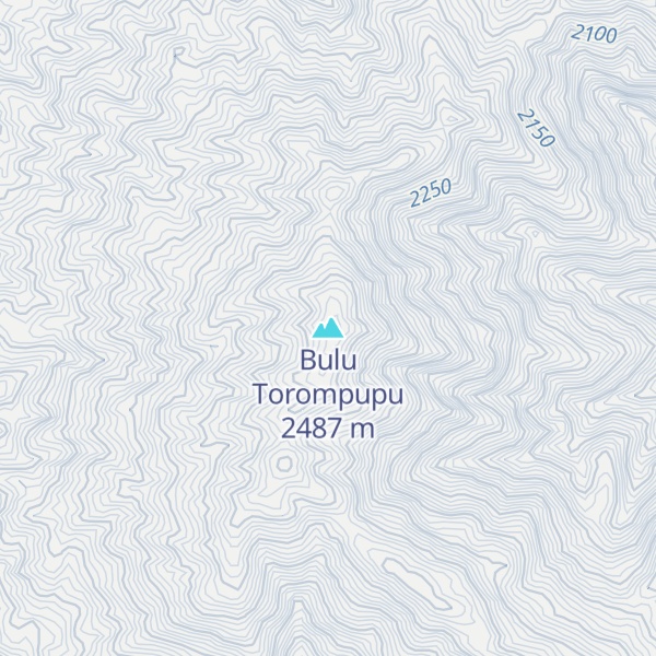 Map of Bulu Torompupu