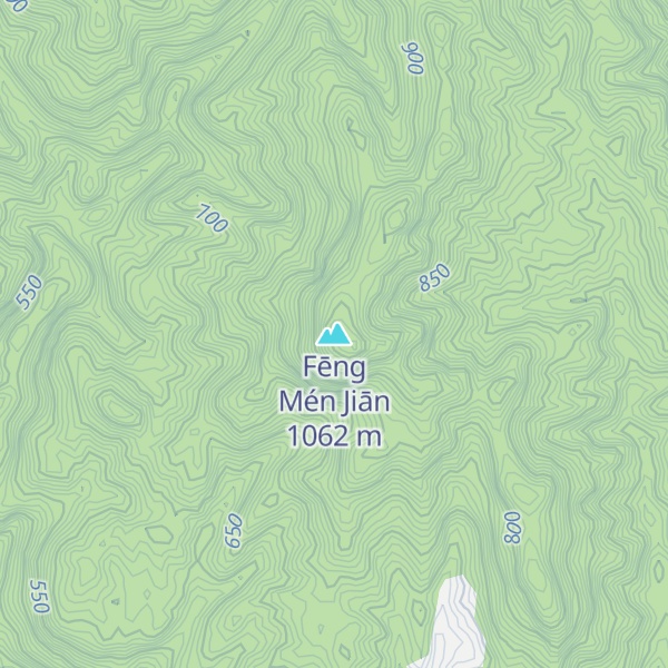 Map of Fēng Mén Jiān