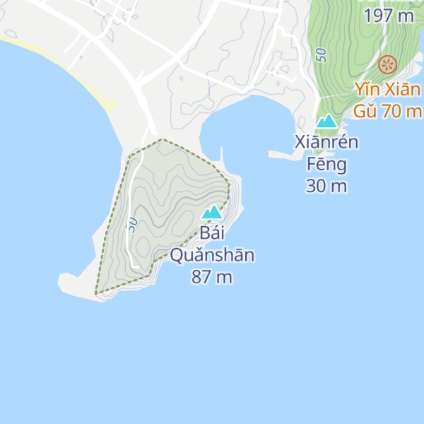 Map of Bái Quǎnshān