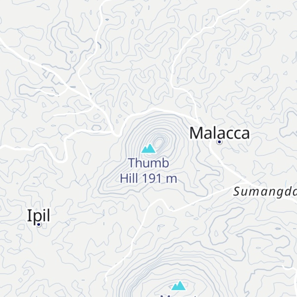 Map of Thumb Hill