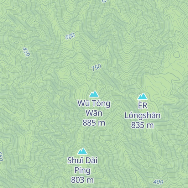 Map of Wū Tóng Wān
