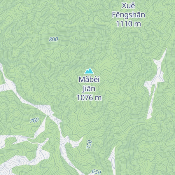 Map of Jīn Gōu Lǐng