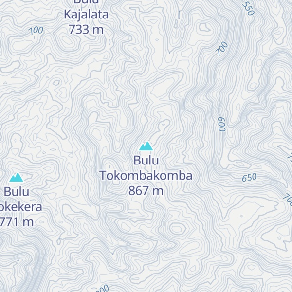 Map of Bulu Tokombakomba
