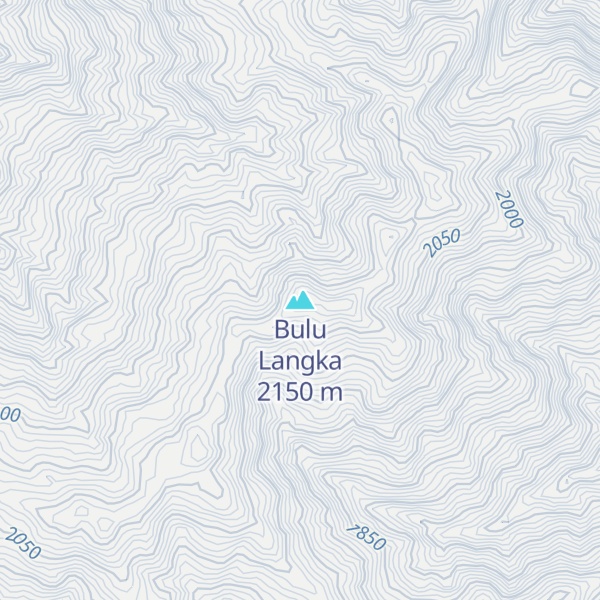 Map of Bulu Langka