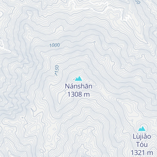 Map of Nánshān