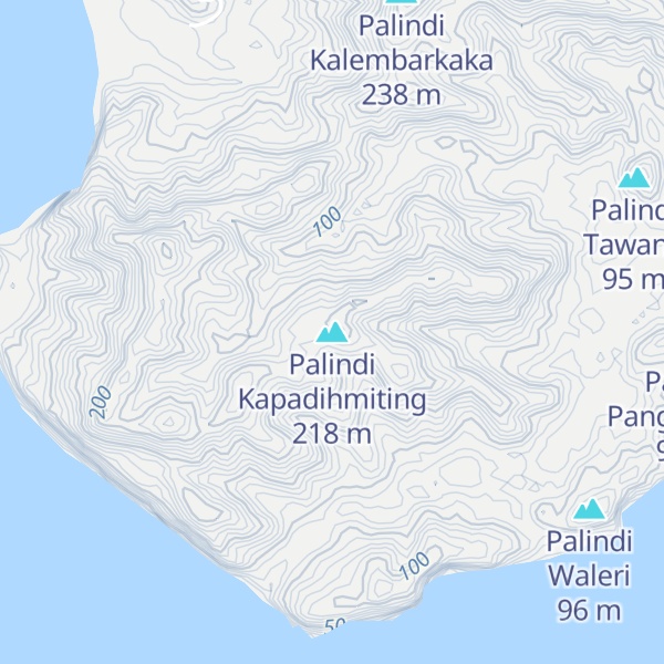Map of Palindi Kapadihmiting