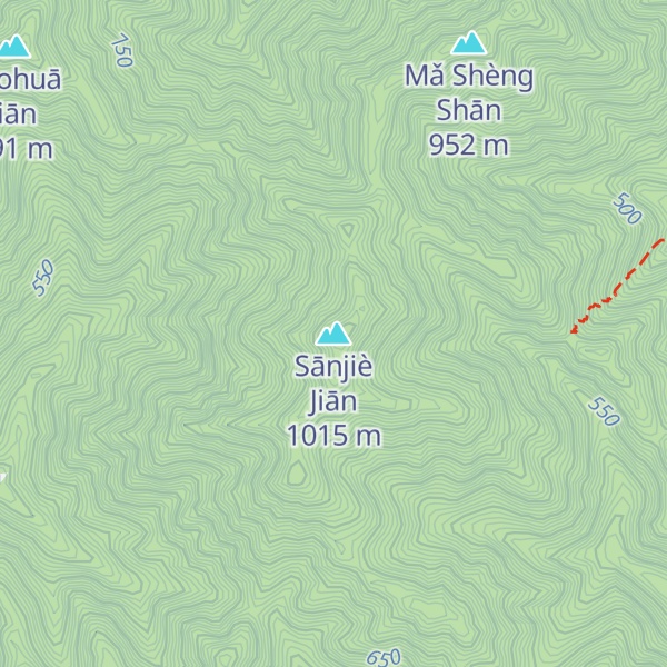 Map of Sānjiè Jiān