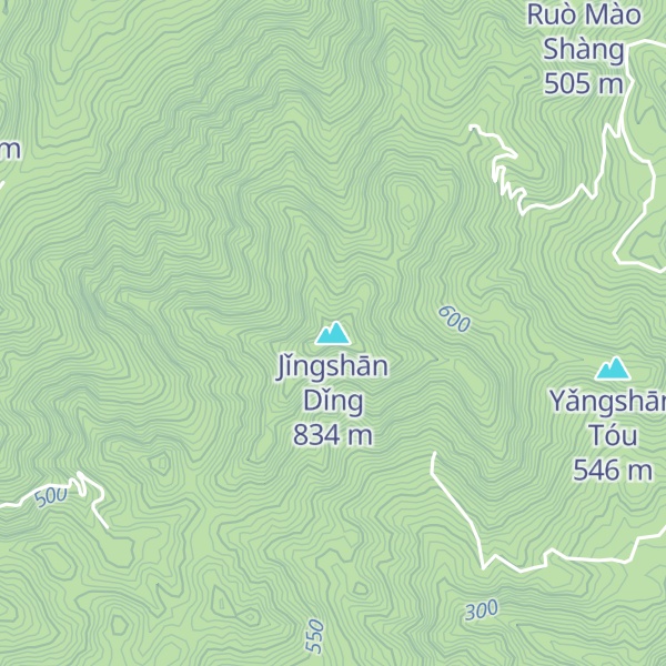Map of Jǐngshān Dǐng