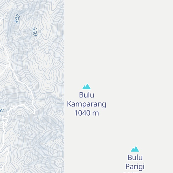 Map of Bulu Kamparang