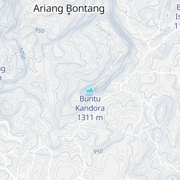 Map of Buntu Kandora