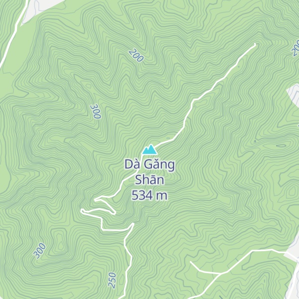 Map of Dà Gǎng Shān