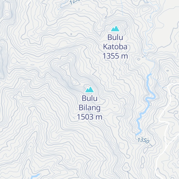 Map of Bulu Bilang
