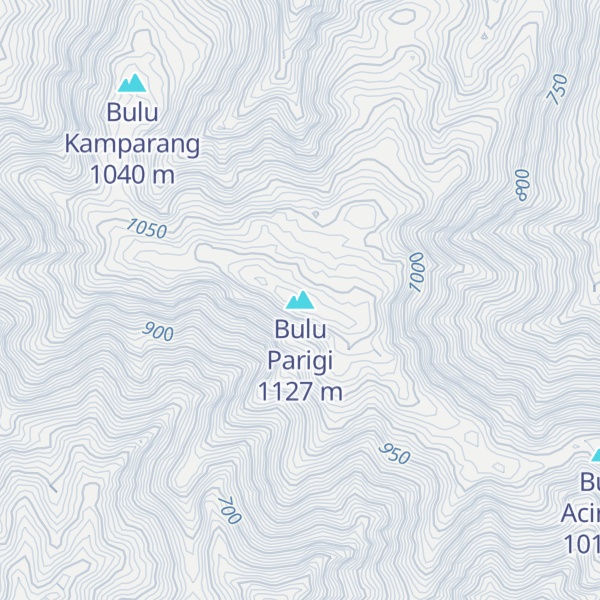 Map of Bulu Parigi