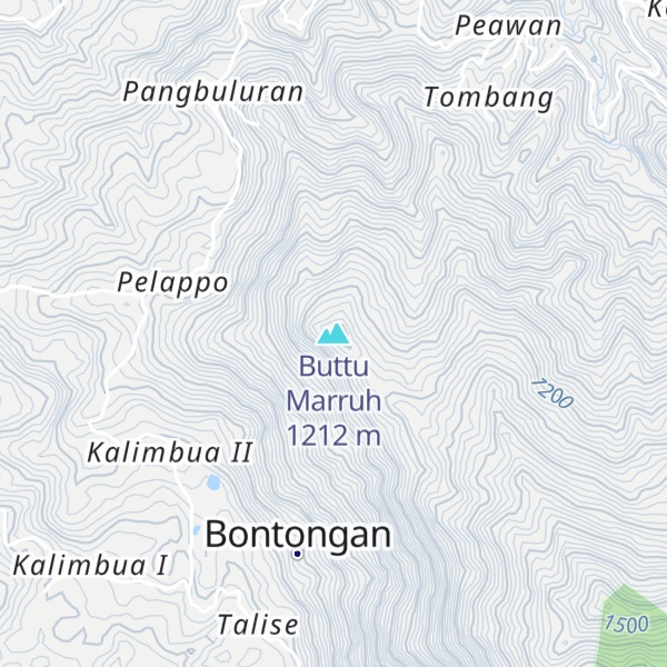 Map of Buttu Marruh