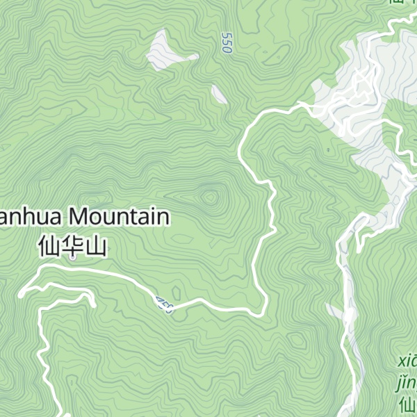 Map of Xiān Huàshān