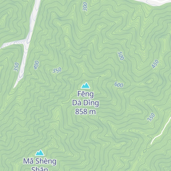 Map of Fēng Dà Dǐng