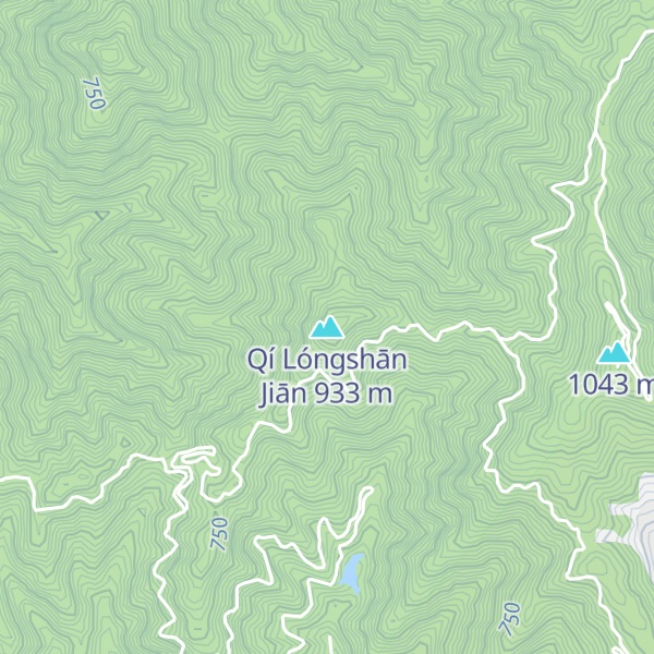 Map of Qí Lóngshān Jiān