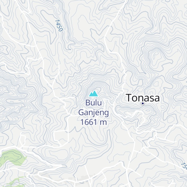 Map of Bulu Ganjeng