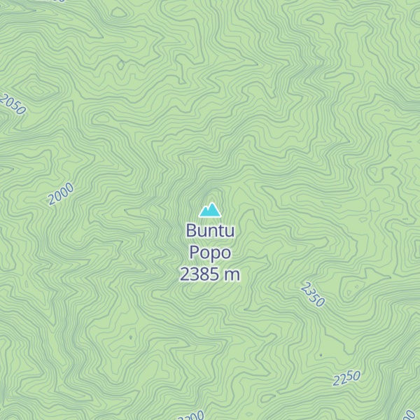 Map of Buntu Popo