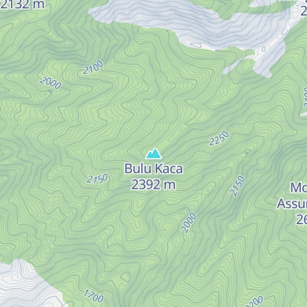 Map of Bulu Kaca