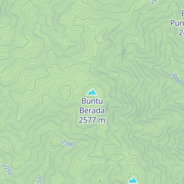 Map of Buntu Berada