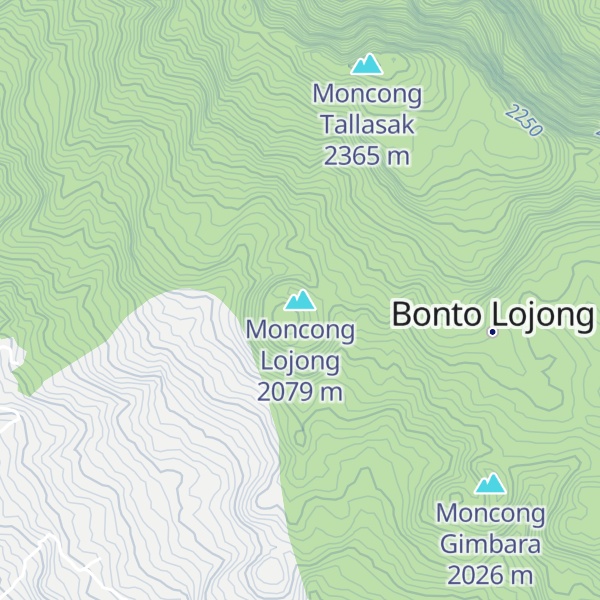 Map of Moncong Lojong