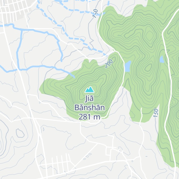 Map of Jiā Bǎnshān