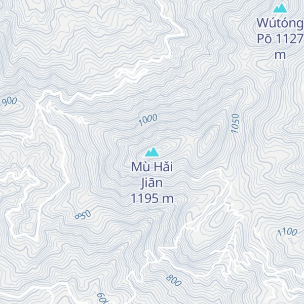 Map of Mù Hǎi Jiān