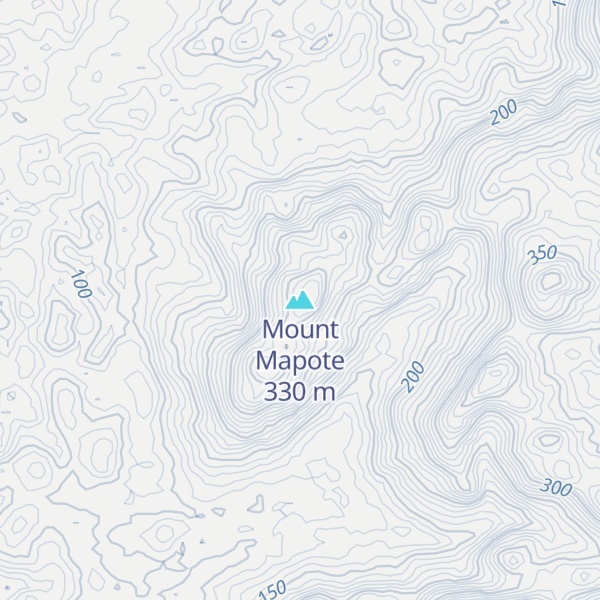 Map of Mount Mapote